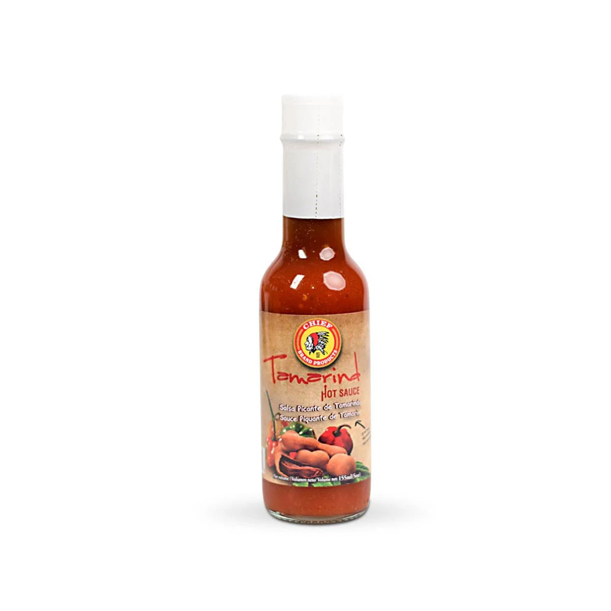 Chief Brand Tamarind Hot Sauce, 5oz